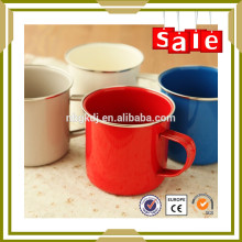 Eco-Friendly,Stocked Feature and Metal Material Christmas enamel coffee mug